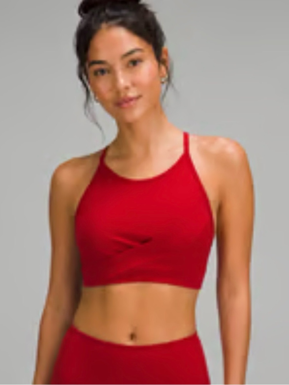 Lululemon Flow Y Warp Front High Neck Bra